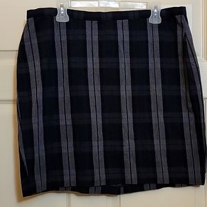 Dockers plaid mini skirt- size 16
